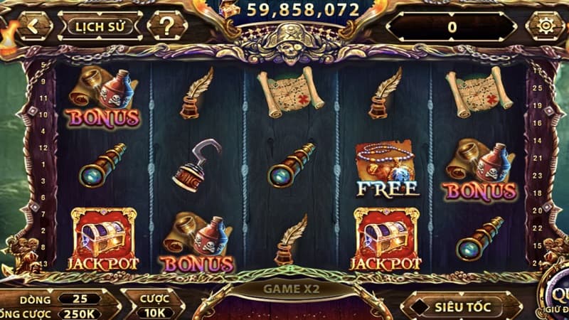 Game slot nhiều tính năng 