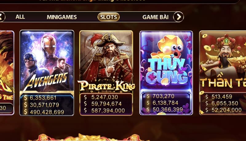 Top game slot đắt khách